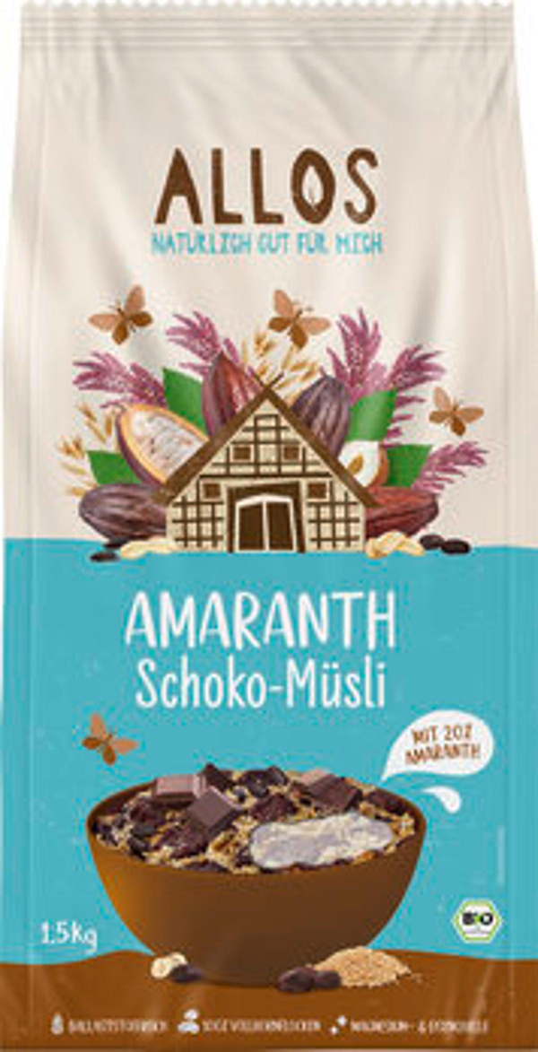 Produktfoto zu Amaranth Schoko Müsli