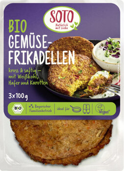 Produktfoto zu Gemüsefrikadellen, 2 Stück