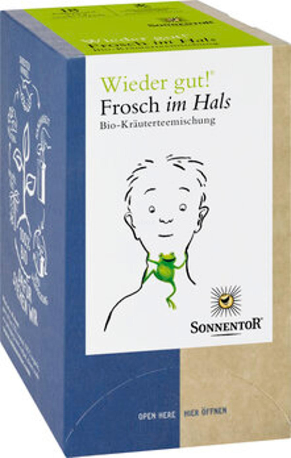Produktfoto zu Kräutertee Frosch im Hals