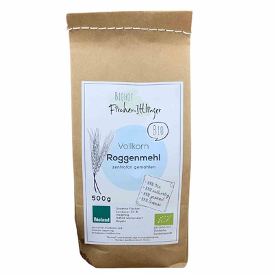 Produktfoto zu Roggenvollkornmehl 500g