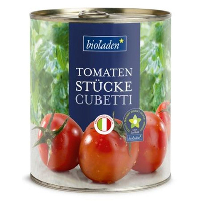 Produktfoto zu Tomatenstücke Cubetti 800g