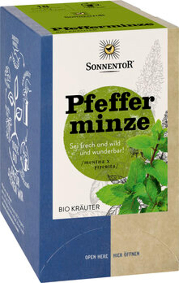 Produktfoto zu Kräutertee Pfefferminze Beutel