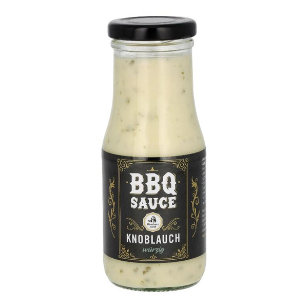 Produktfoto zu BBQ Sauce  Knoblauch 250ml