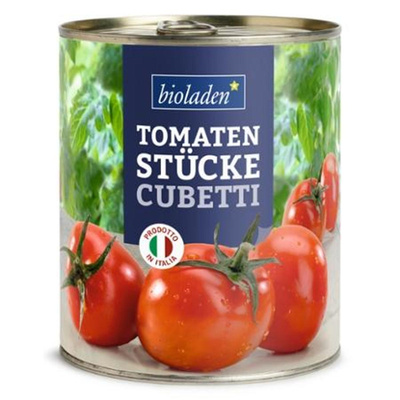 Produktfoto zu Tomatenstücke Cubetti 800g