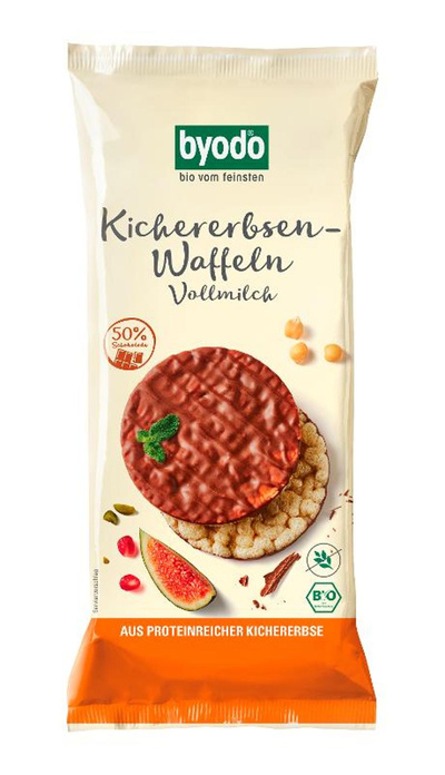 Produktfoto zu Kichererbsen Waffeln Vollmilch