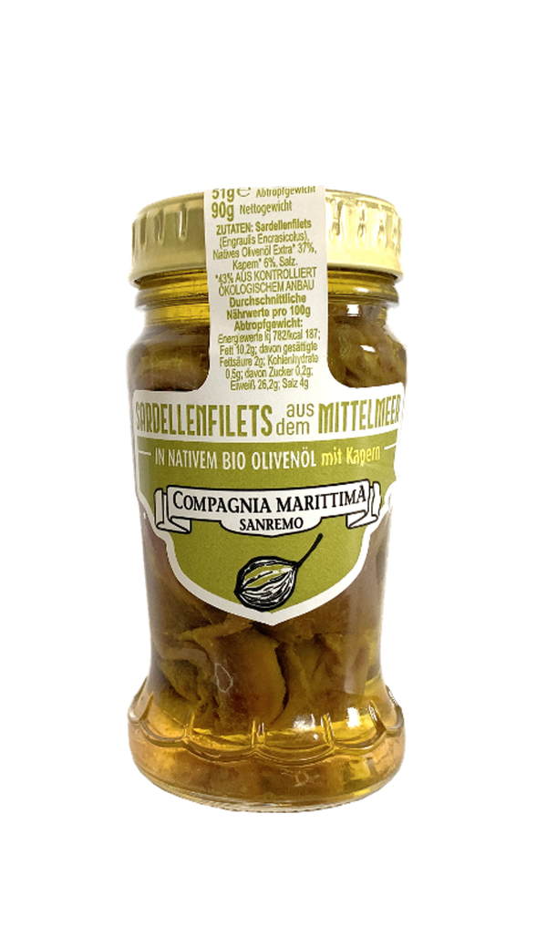 Produktfoto zu Sardellenfilets Kapern