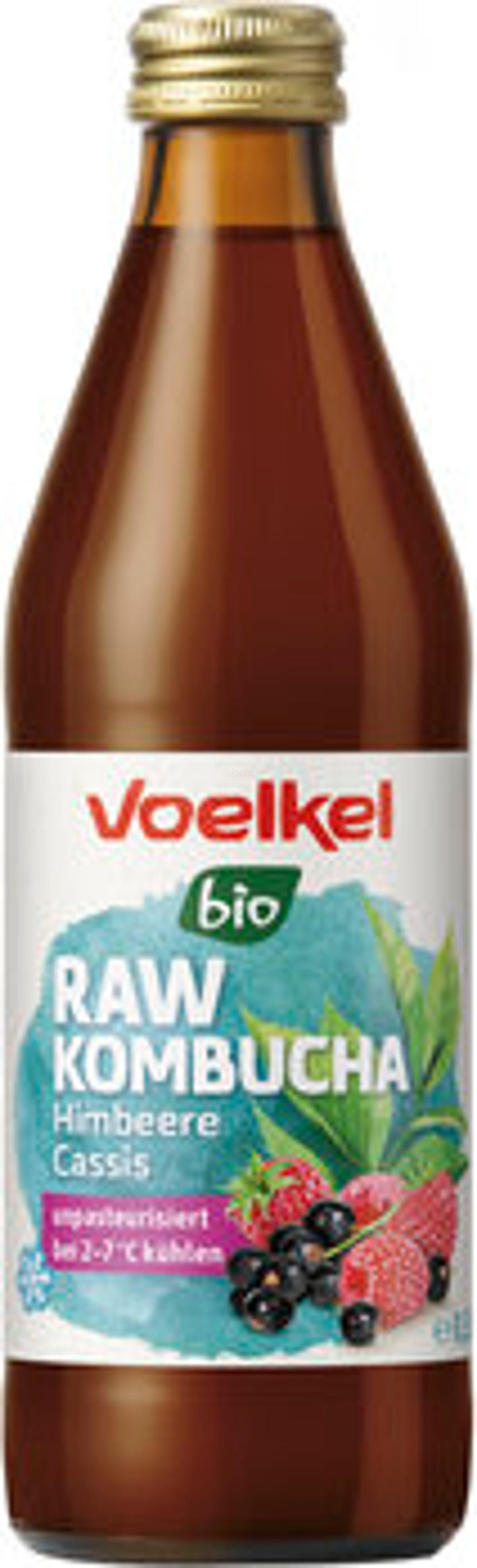 Produktfoto zu RAW Kombucha Himbeere Cassis, 0,33l
