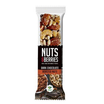 Produktfoto zu Riegel Dark Choco roasted Nuts