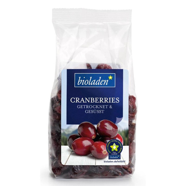 Produktfoto zu Cranberries gesüßt 200g
