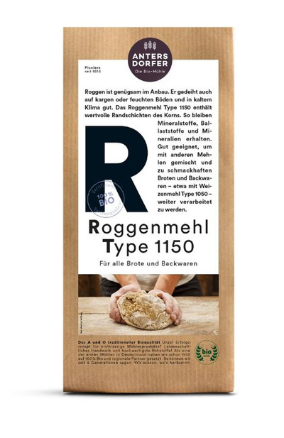 Produktfoto zu Roggenmehl Type 1150 1kg