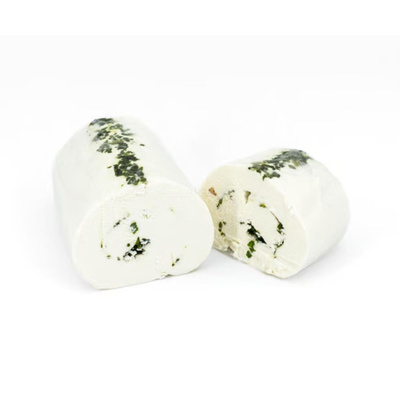 Produktfoto zu Ziegen Frischkäserolle Schnittlauch