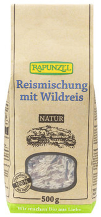 Produktfoto zu Reismischung Wildreis Vollkorn 500g