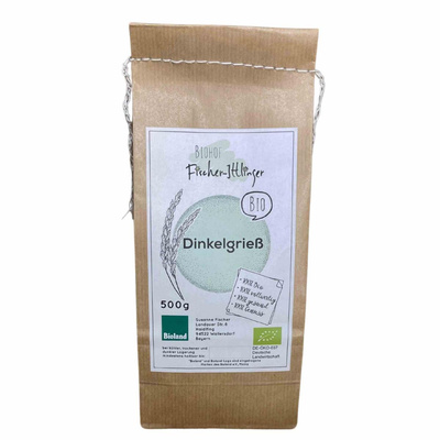 Produktfoto zu Dinkelgrieß 500g