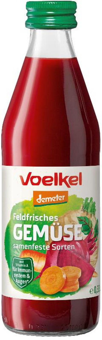 Produktfoto zu Gemüsesaft 100% Direktsaft 0,33l