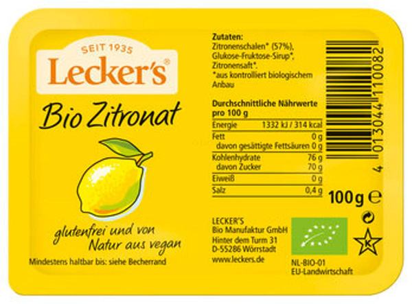 Produktfoto zu Zitronat 100g
