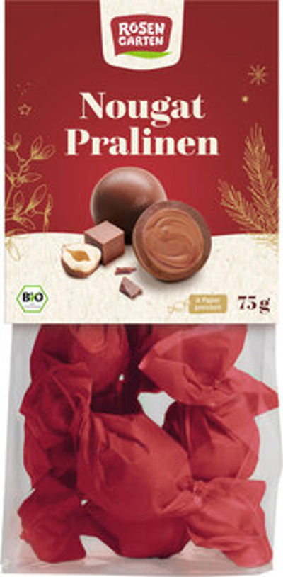 Produktfoto zu Nuss-Nougat-Pralinen