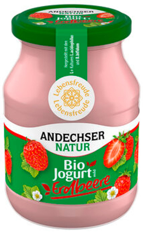 Produktfoto zu Joghurt Erdbeer 500g