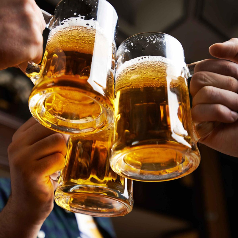 Bier mit Alkohol