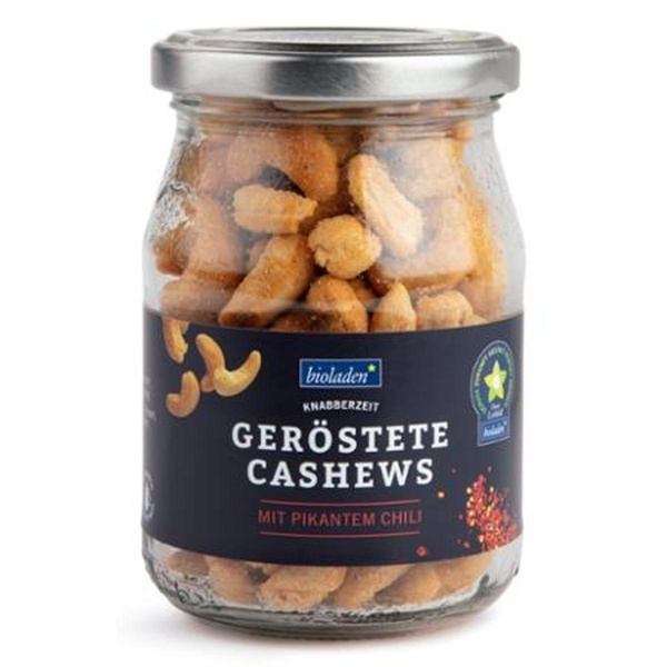 Produktfoto zu Cashews geröstet mit Chili 140g