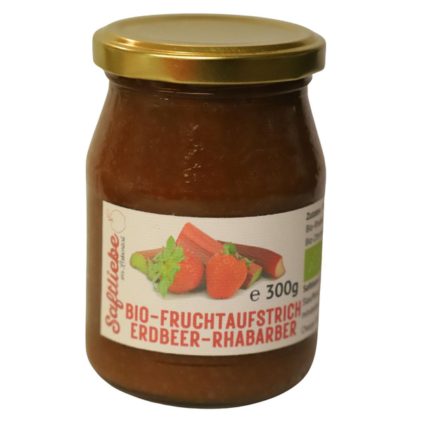 Produktfoto zu Erdbeer-Rhabarber Fruchtaufstich