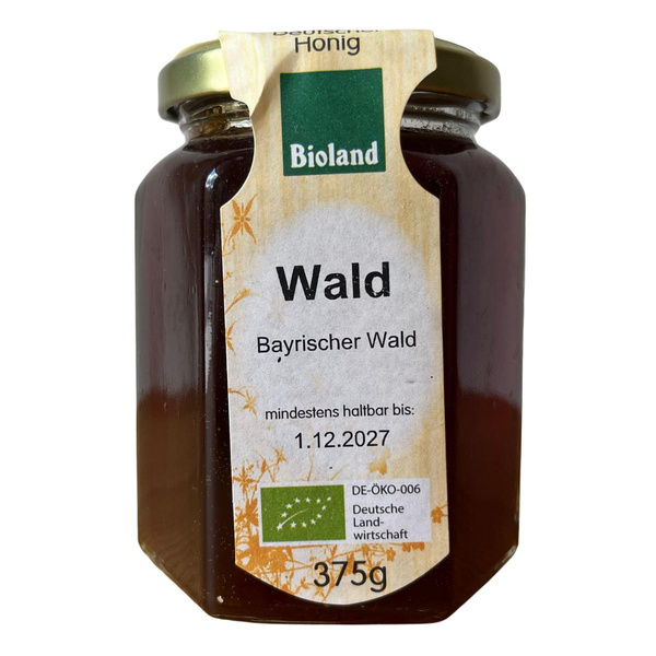 Produktfoto zu Honig Wald 375g