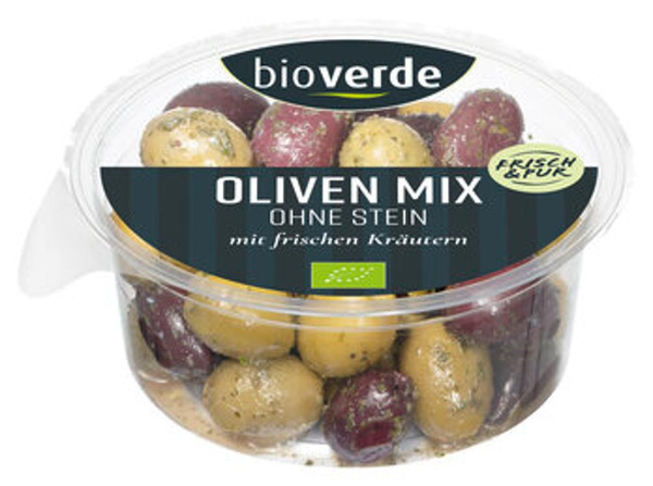 Produktfoto zu Oliven Mix gekräutert 150g