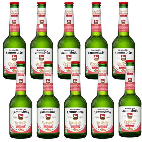 Produktfoto zu Weißbier alkoholfrei & Grapefruit 10x 0,33l