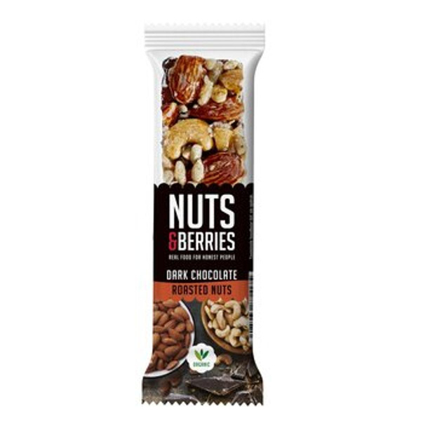 Produktfoto zu Riegel Dark Choco roasted Nuts