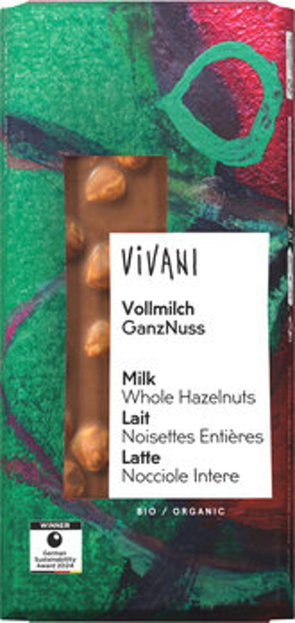 Produktfoto zu Schokolade ganze Haselnüsse