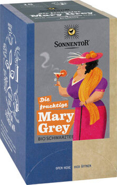 Produktfoto zu Sonnentor Schwarztee Earl Grey