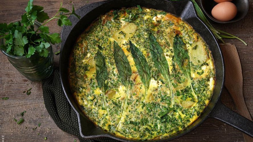 Rezeptbild für Bärlauch-Fritatta