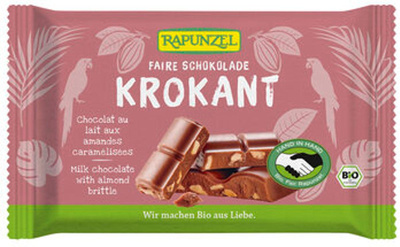 Produktfoto zu Schokolade Mandelkrokant