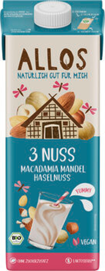 Produktfoto zu Drei Nuss Drink, 1l