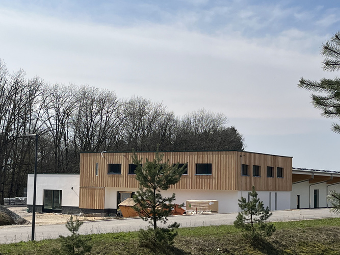 Blick auf unser neues Firmengebäude