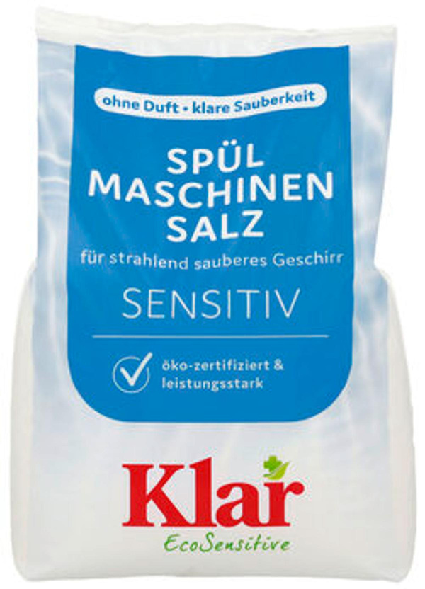 Produktfoto zu Klar Spülmaschinensalz 2kg