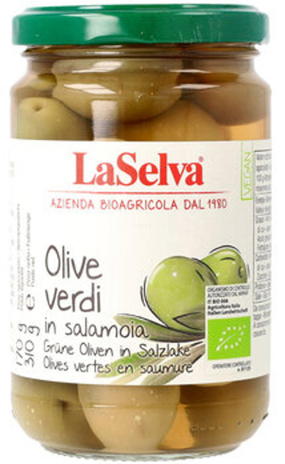 Produktfoto zu Grüne Oliven mit Stein 310g