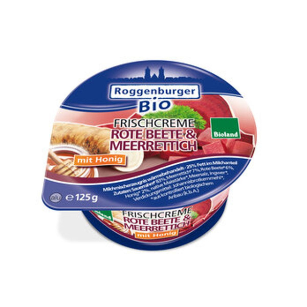 Produktfoto zu Frischcreme Rote-Beete & Meerrettich 125g