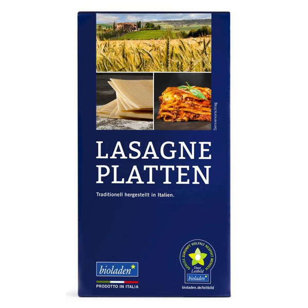 Produktfoto zu bioladen Lasagne Platten 250g