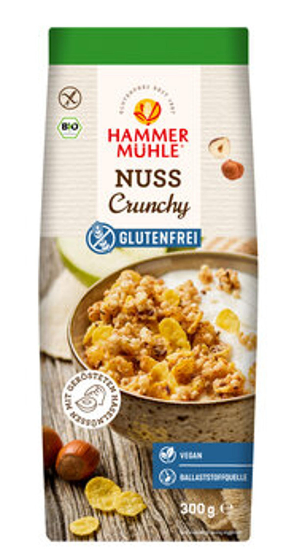 Produktfoto zu Crunchy Nuss glutenfrei 300g