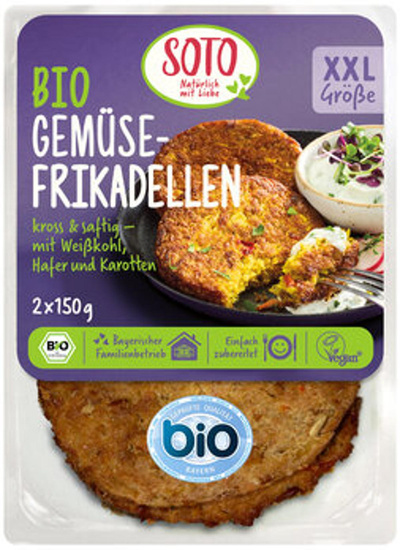 Produktfoto zu Gemüsefrikadellen, 2 Stück