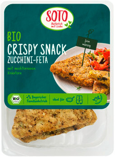 Produktfoto zu Crispy Snack Zucchini-Feta, 200g