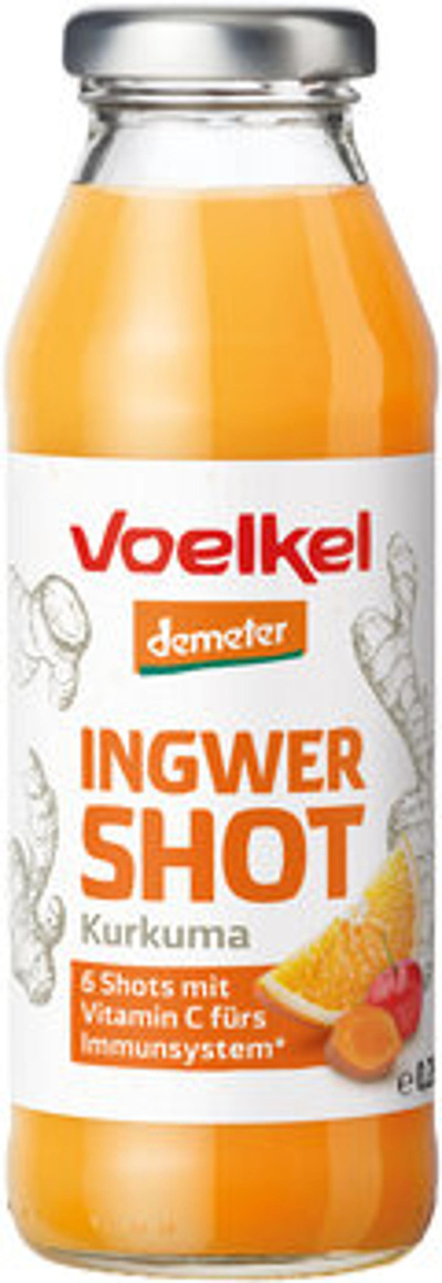 Produktfoto zu Shot Ingwer & Kurkuma,0,28l