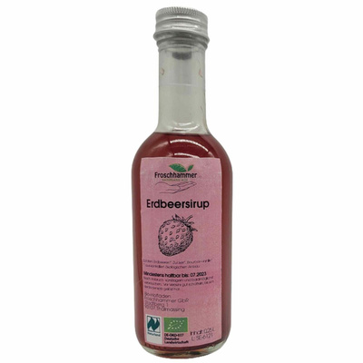 Produktfoto zu Erdbeersirup 0,25l