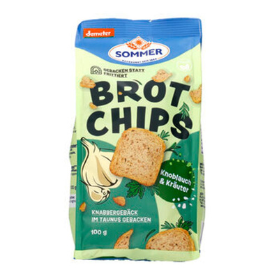 Produktfoto zu Brotchips Knoblauch & Kräuter