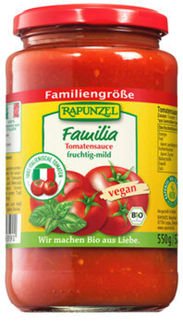 Produktfoto zu Tomatensauce Familia 525ml