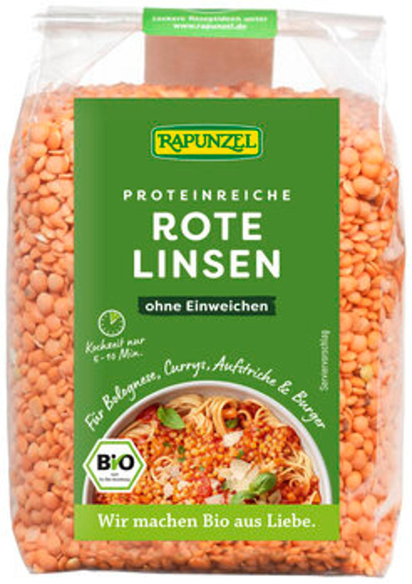 Produktfoto zu Linsen rot, 500g