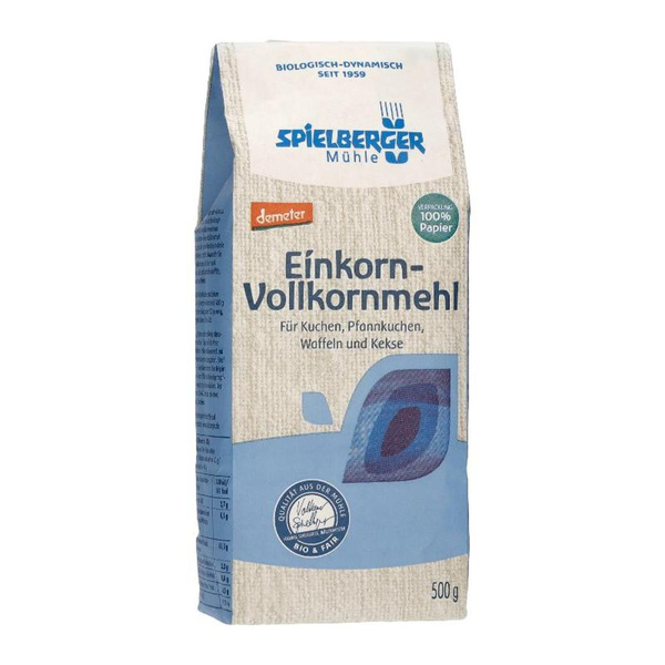 Produktfoto zu Einkornmehl, Vollkorn, 500g