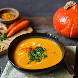 Produktfoto zu Kürbissuppe asiatisch