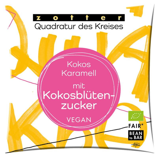 Produktfoto zu Schokolade Kokos Karamell