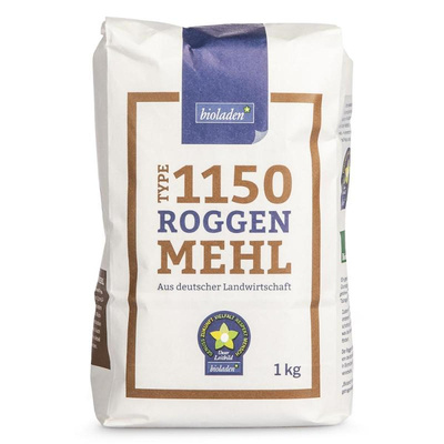 Produktfoto zu Roggenmehl 1kg Type 1150